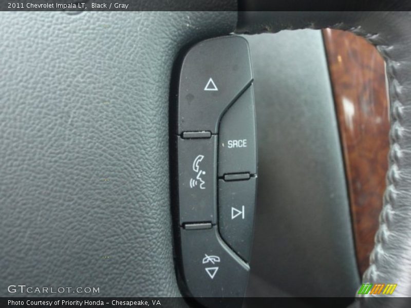 Black / Gray 2011 Chevrolet Impala LT