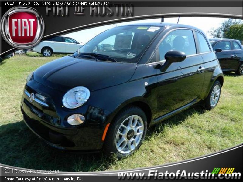 Nero (Black) / Grigio/Nero (Gray/Black) 2013 Fiat 500 Pop