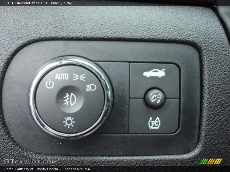 Black / Gray 2011 Chevrolet Impala LT