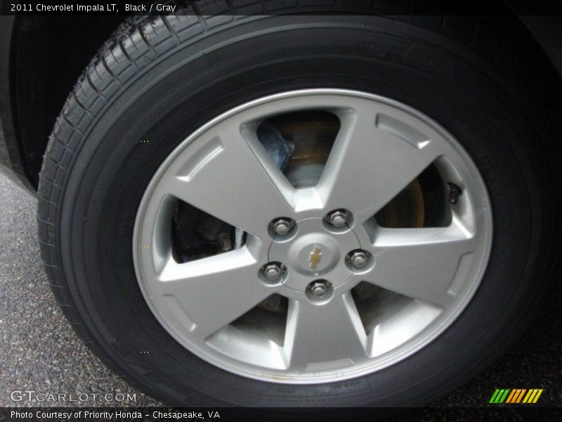 Black / Gray 2011 Chevrolet Impala LT