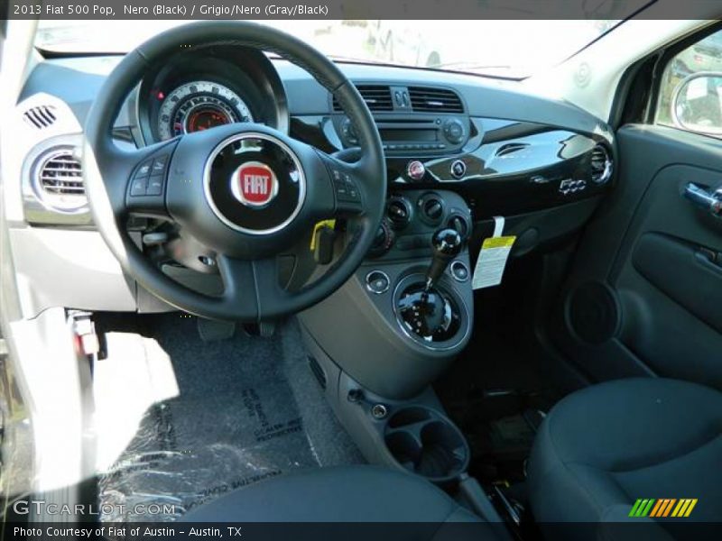 Nero (Black) / Grigio/Nero (Gray/Black) 2013 Fiat 500 Pop