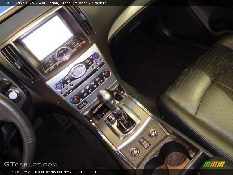 Moonlight White / Graphite 2011 Infiniti G 25 x AWD Sedan