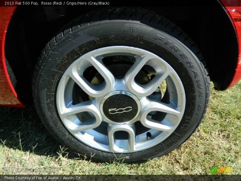 Rosso (Red) / Grigio/Nero (Gray/Black) 2013 Fiat 500 Pop