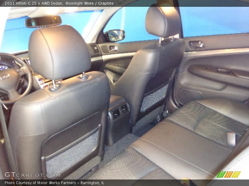 Moonlight White / Graphite 2011 Infiniti G 25 x AWD Sedan