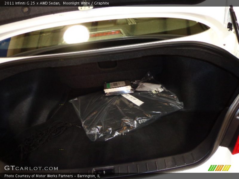 Moonlight White / Graphite 2011 Infiniti G 25 x AWD Sedan