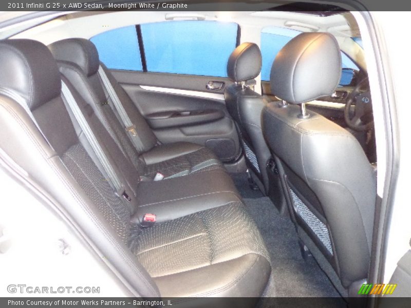 Moonlight White / Graphite 2011 Infiniti G 25 x AWD Sedan