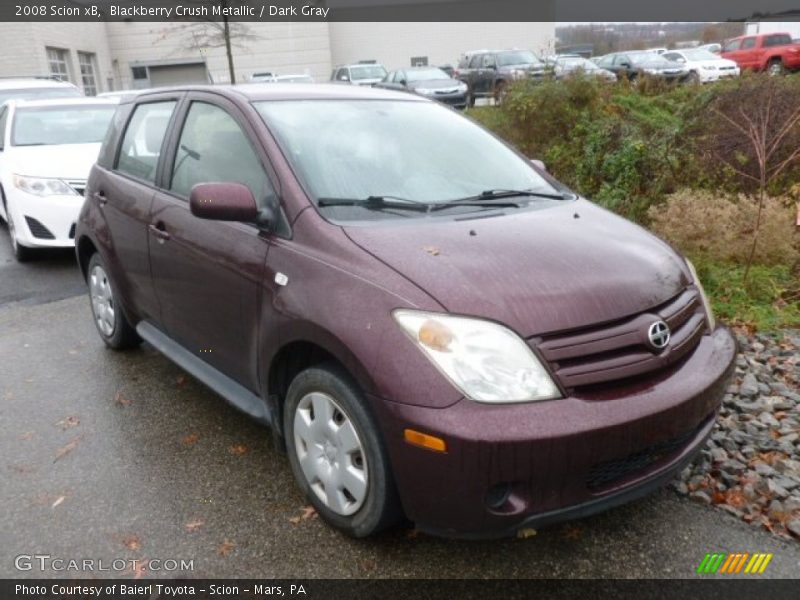 Blackberry Crush Metallic / Dark Gray 2008 Scion xB