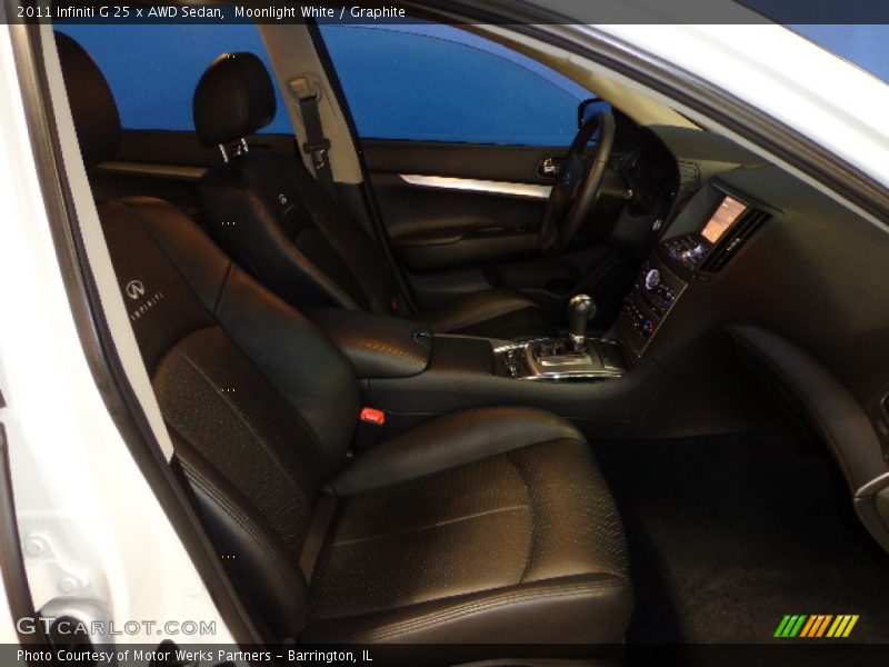 Moonlight White / Graphite 2011 Infiniti G 25 x AWD Sedan
