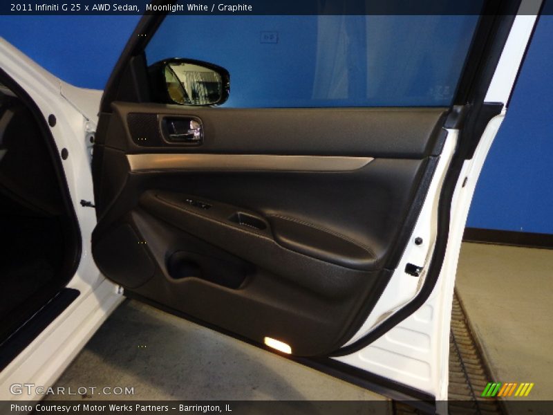 Moonlight White / Graphite 2011 Infiniti G 25 x AWD Sedan