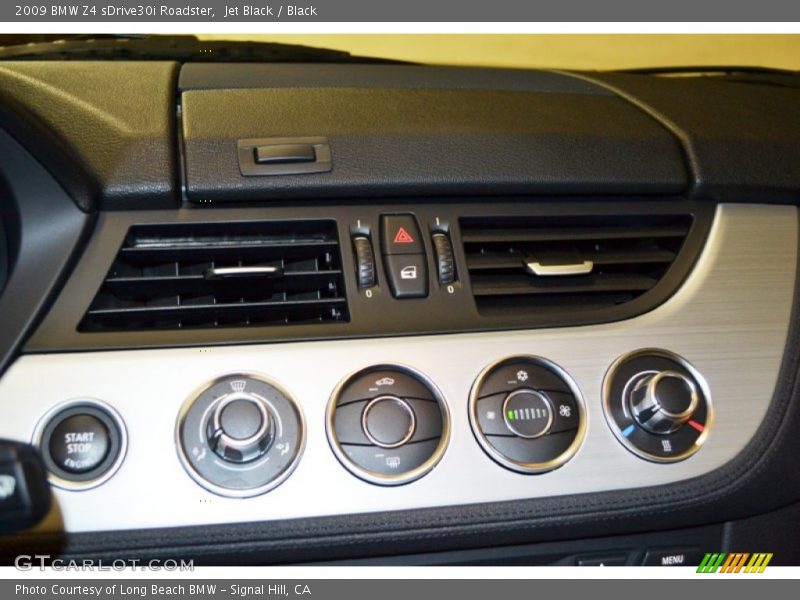 Controls of 2009 Z4 sDrive30i Roadster