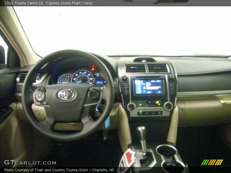 Cypress Green Pearl / Ivory 2012 Toyota Camry LE