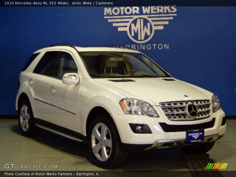 Arctic White / Cashmere 2010 Mercedes-Benz ML 350 4Matic