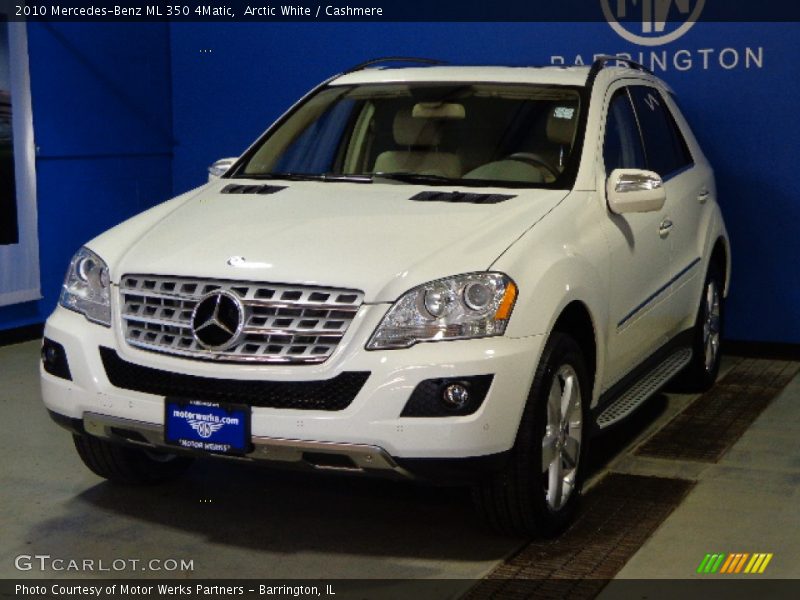 Arctic White / Cashmere 2010 Mercedes-Benz ML 350 4Matic