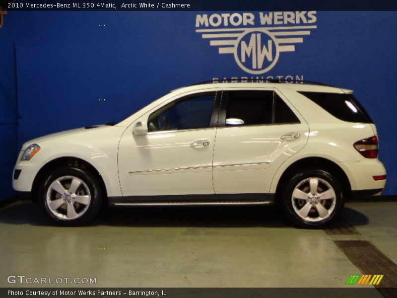 Arctic White / Cashmere 2010 Mercedes-Benz ML 350 4Matic