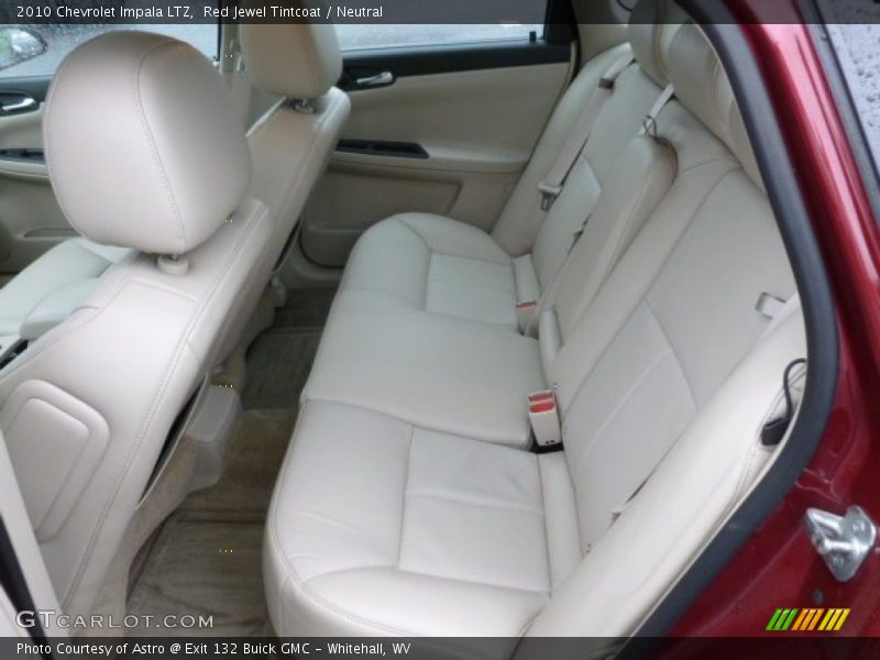 Rear Seat of 2010 Impala LTZ