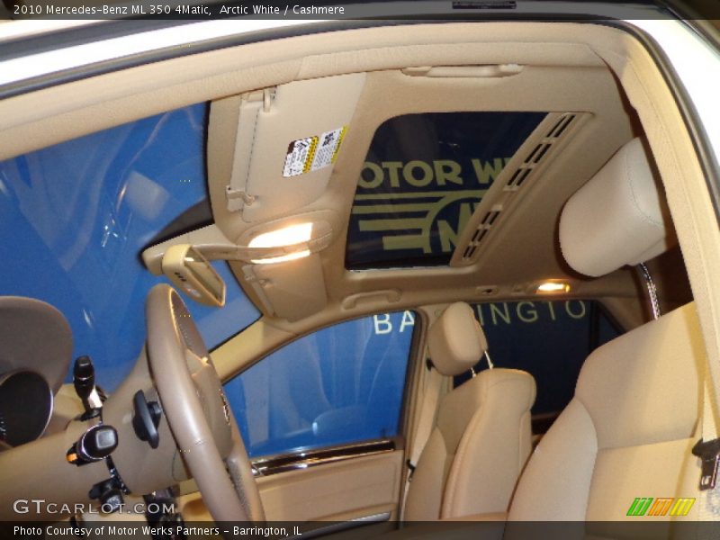 Arctic White / Cashmere 2010 Mercedes-Benz ML 350 4Matic