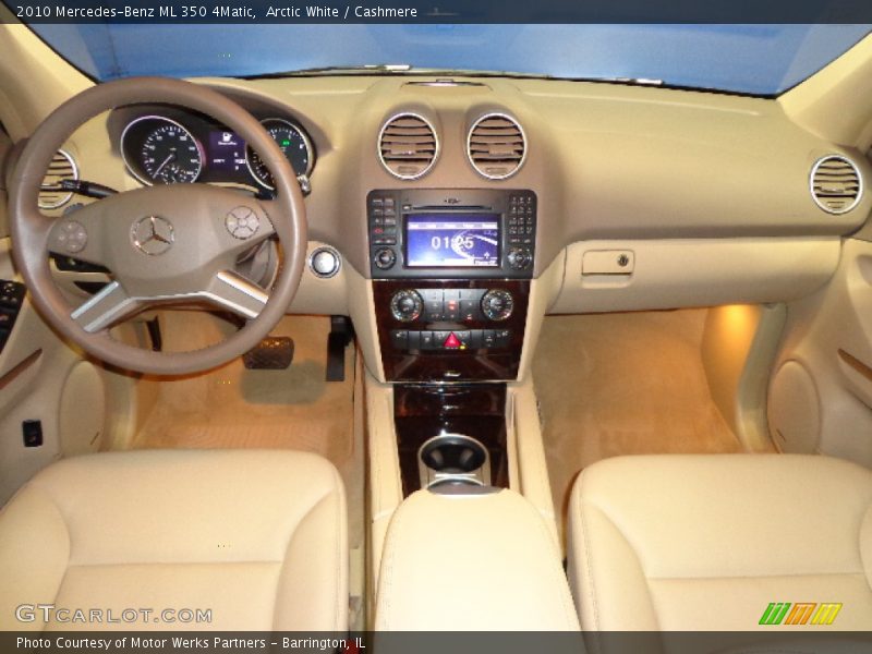 Arctic White / Cashmere 2010 Mercedes-Benz ML 350 4Matic
