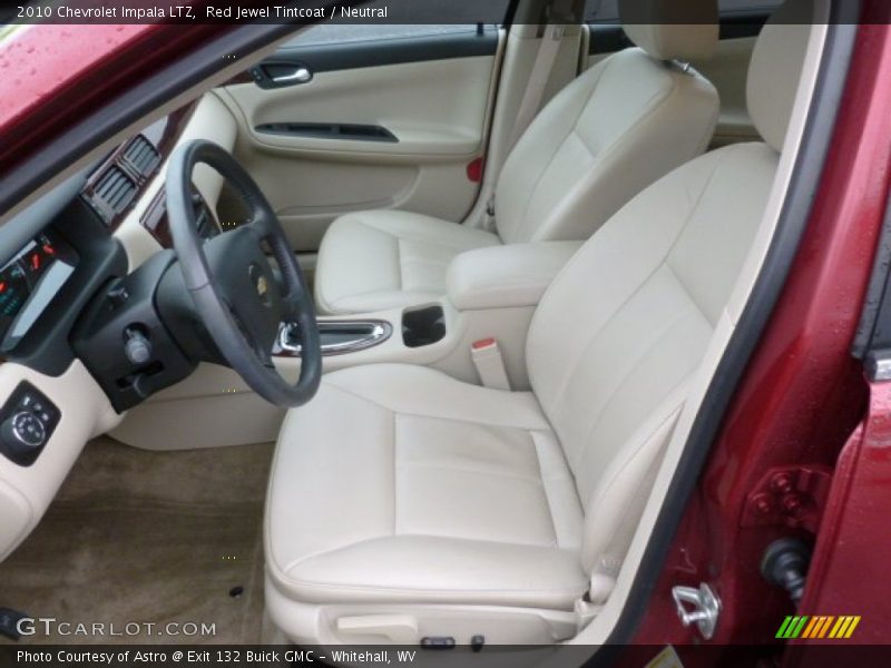 Front Seat of 2010 Impala LTZ