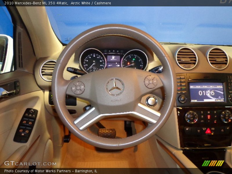 Arctic White / Cashmere 2010 Mercedes-Benz ML 350 4Matic
