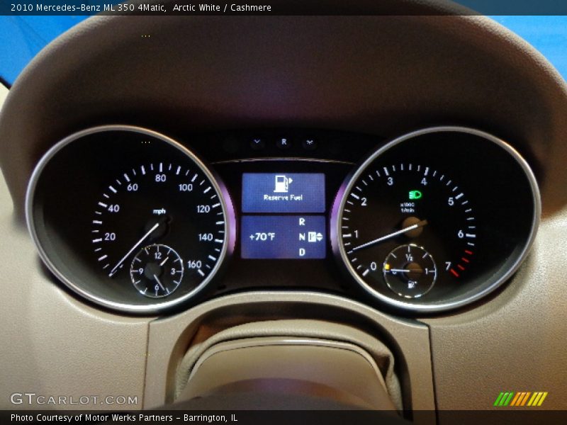 Arctic White / Cashmere 2010 Mercedes-Benz ML 350 4Matic