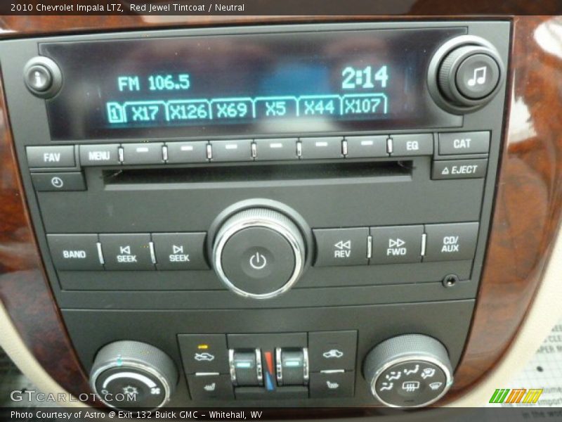 Controls of 2010 Impala LTZ