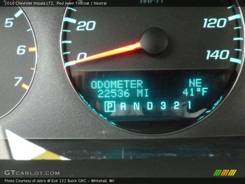 Red Jewel Tintcoat / Neutral 2010 Chevrolet Impala LTZ