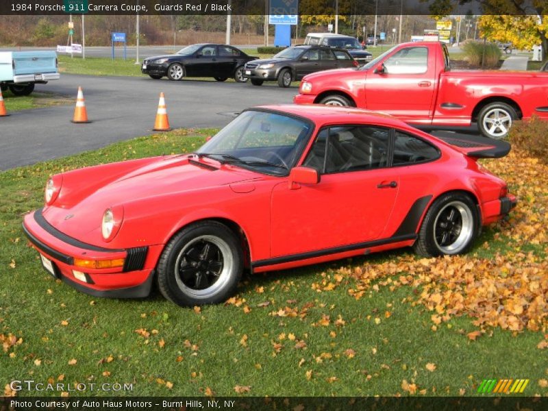 Guards Red / Black 1984 Porsche 911 Carrera Coupe