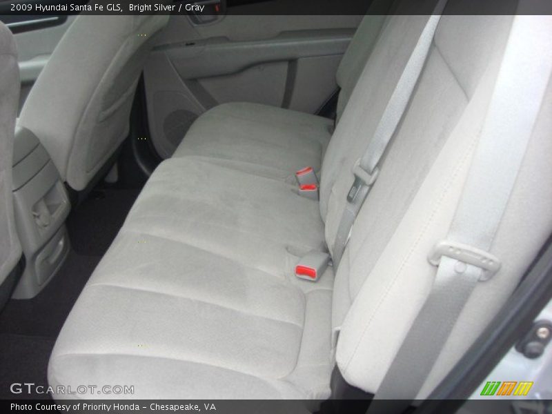 Bright Silver / Gray 2009 Hyundai Santa Fe GLS