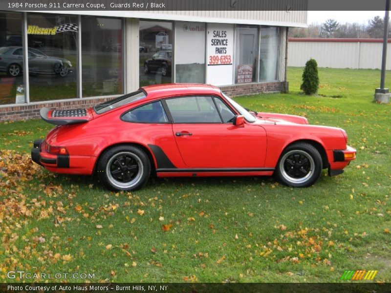 Guards Red / Black 1984 Porsche 911 Carrera Coupe