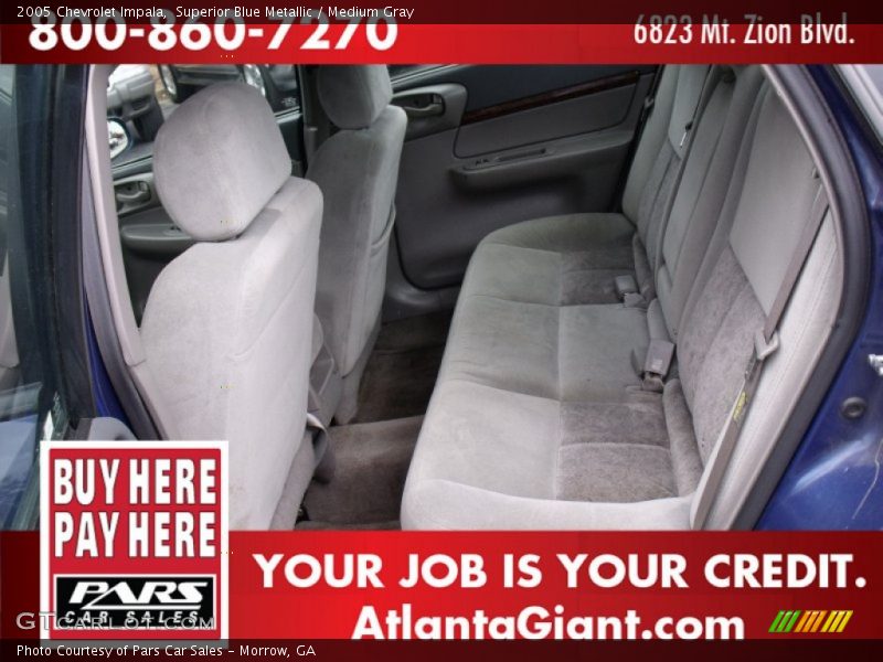 Superior Blue Metallic / Medium Gray 2005 Chevrolet Impala
