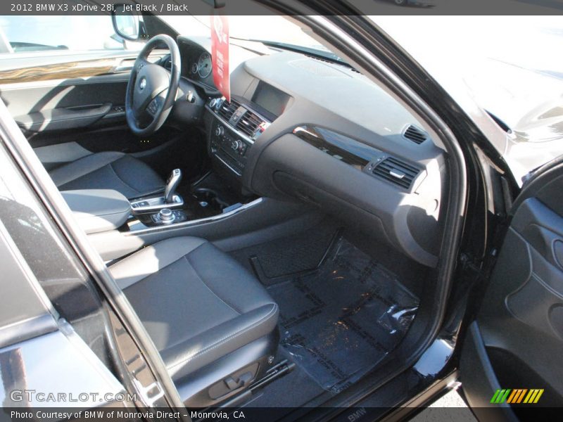 Jet Black / Black 2012 BMW X3 xDrive 28i