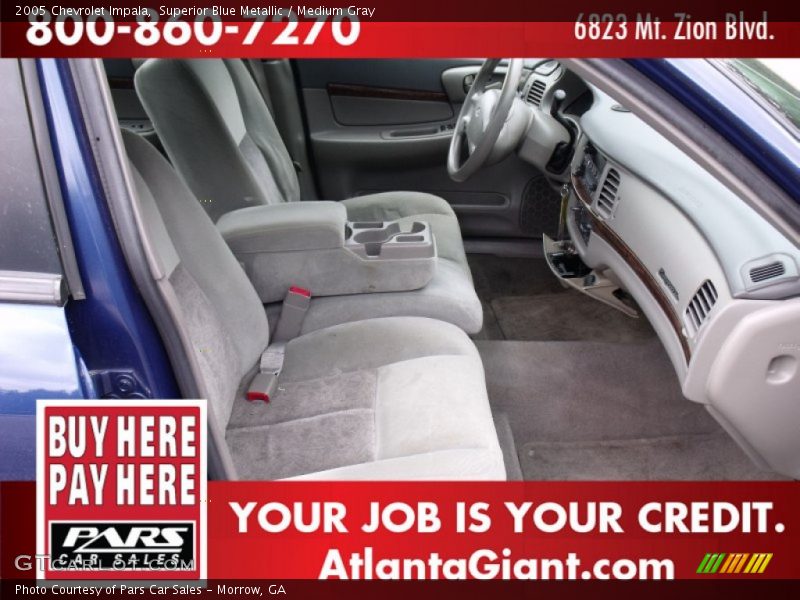 Superior Blue Metallic / Medium Gray 2005 Chevrolet Impala