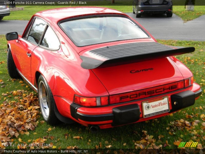 Guards Red / Black 1984 Porsche 911 Carrera Coupe