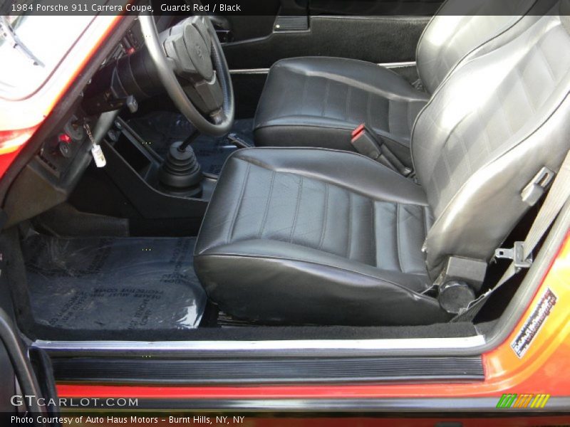 1984 911 Carrera Coupe Black Interior