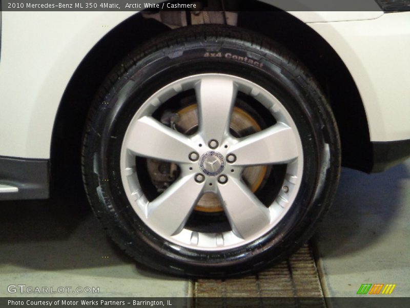 Arctic White / Cashmere 2010 Mercedes-Benz ML 350 4Matic