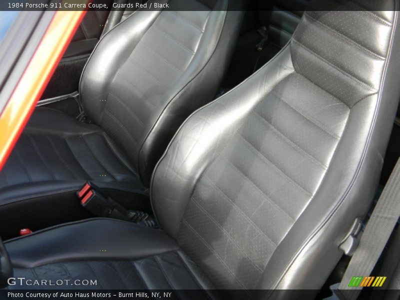 Front Seat of 1984 911 Carrera Coupe