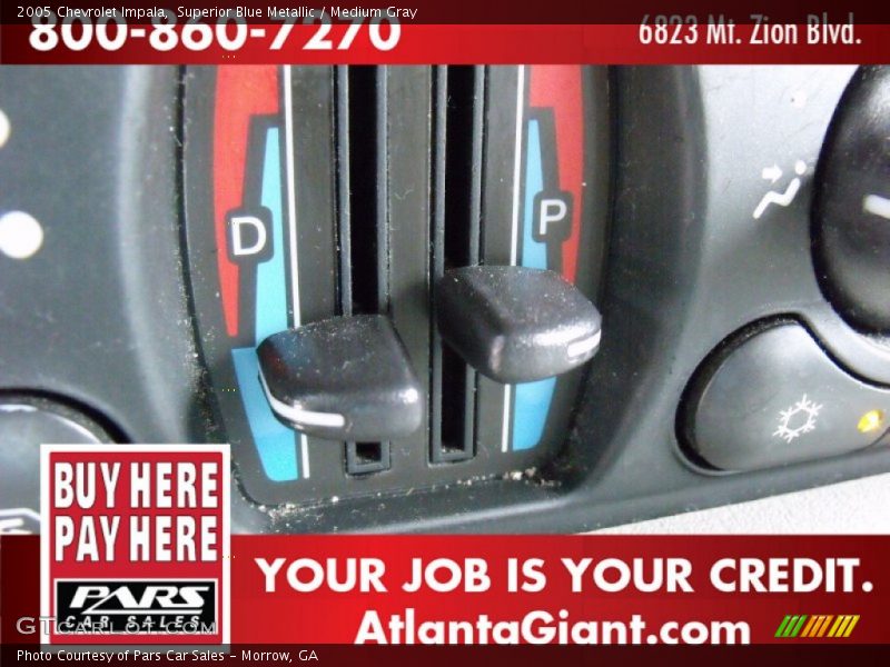Superior Blue Metallic / Medium Gray 2005 Chevrolet Impala