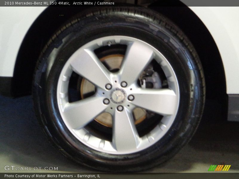 Arctic White / Cashmere 2010 Mercedes-Benz ML 350 4Matic