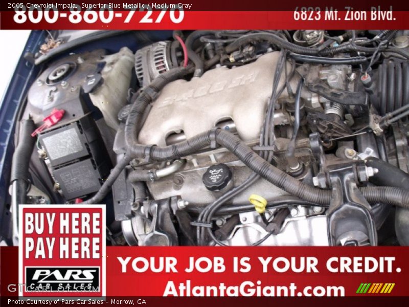 Superior Blue Metallic / Medium Gray 2005 Chevrolet Impala