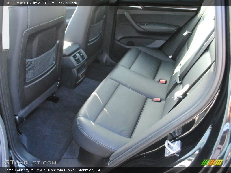 Jet Black / Black 2012 BMW X3 xDrive 28i