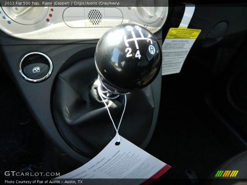  2013 500 Pop 5 Speed Manual Shifter