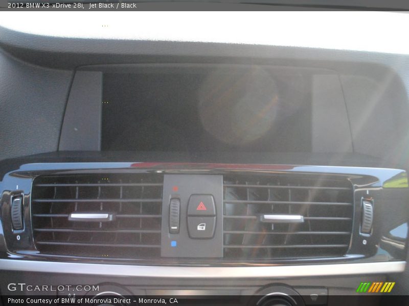 Jet Black / Black 2012 BMW X3 xDrive 28i