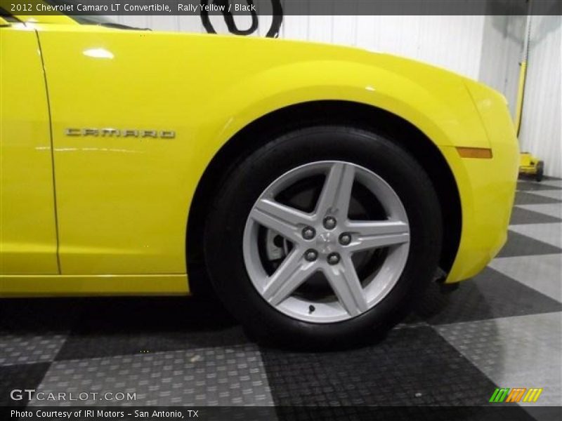 Rally Yellow / Black 2012 Chevrolet Camaro LT Convertible