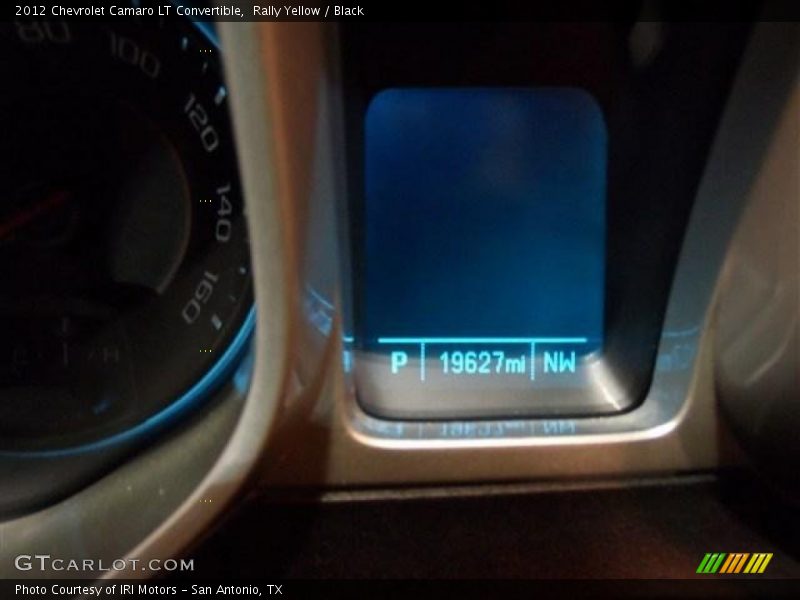 Rally Yellow / Black 2012 Chevrolet Camaro LT Convertible