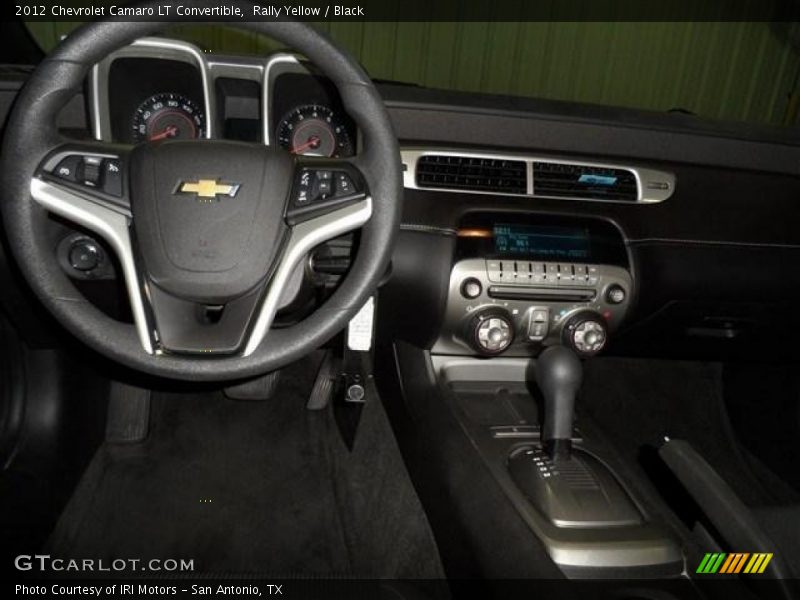 Rally Yellow / Black 2012 Chevrolet Camaro LT Convertible