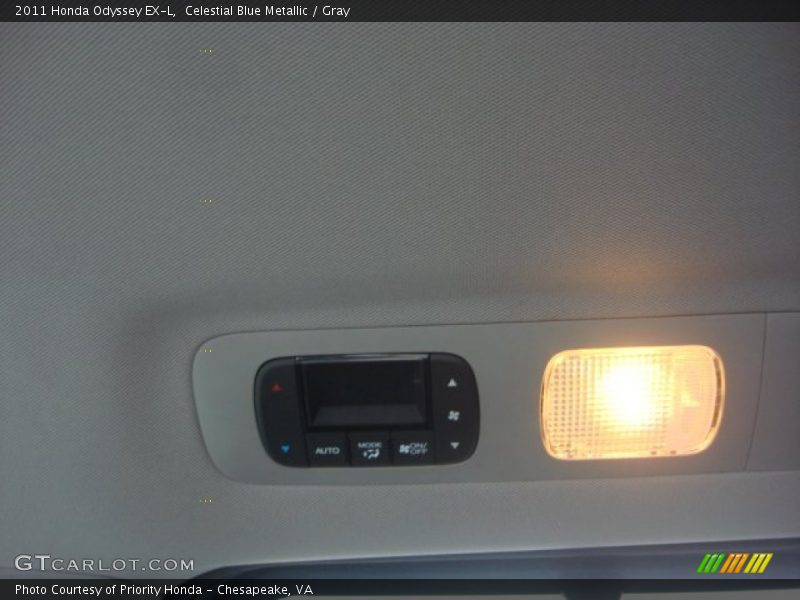 Celestial Blue Metallic / Gray 2011 Honda Odyssey EX-L
