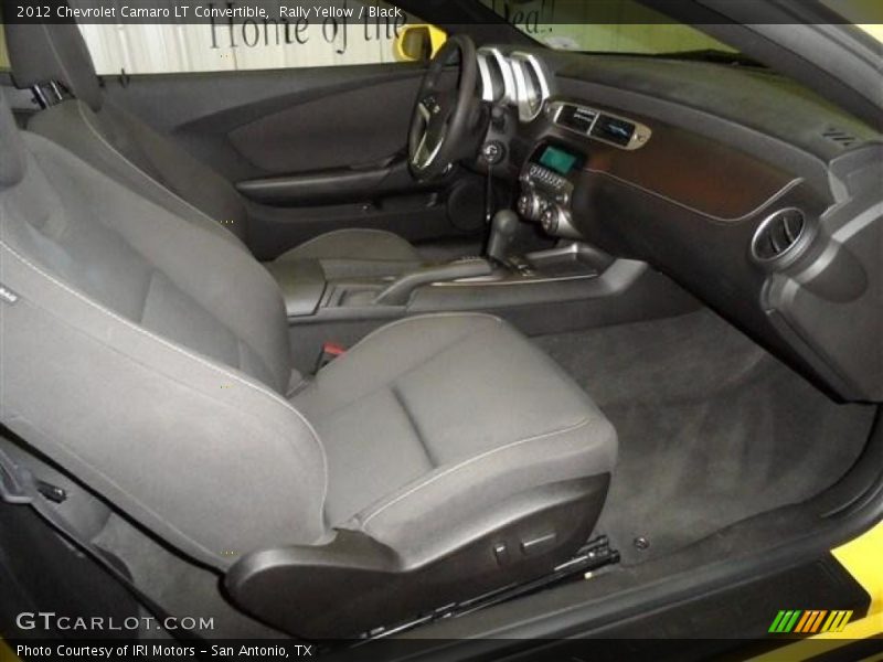 Rally Yellow / Black 2012 Chevrolet Camaro LT Convertible