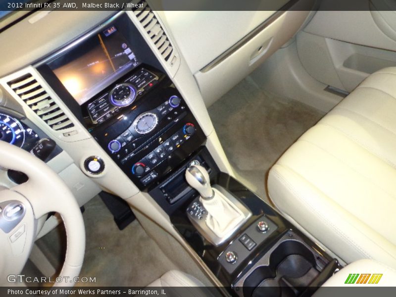 Malbec Black / Wheat 2012 Infiniti FX 35 AWD