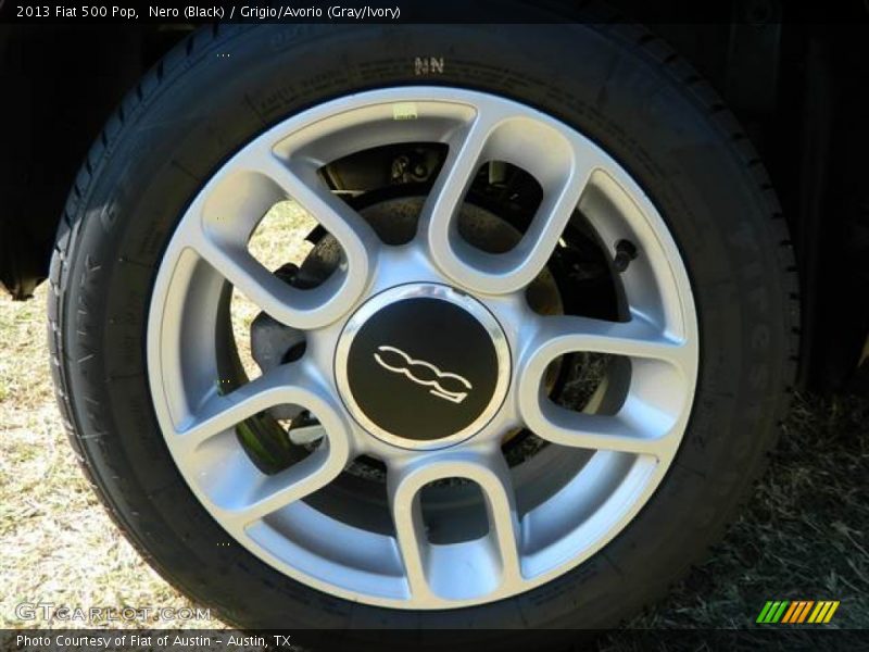Nero (Black) / Grigio/Avorio (Gray/Ivory) 2013 Fiat 500 Pop