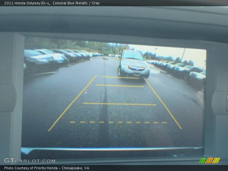 Celestial Blue Metallic / Gray 2011 Honda Odyssey EX-L